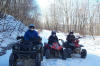 Regina, Kyle, Adam on January Ride